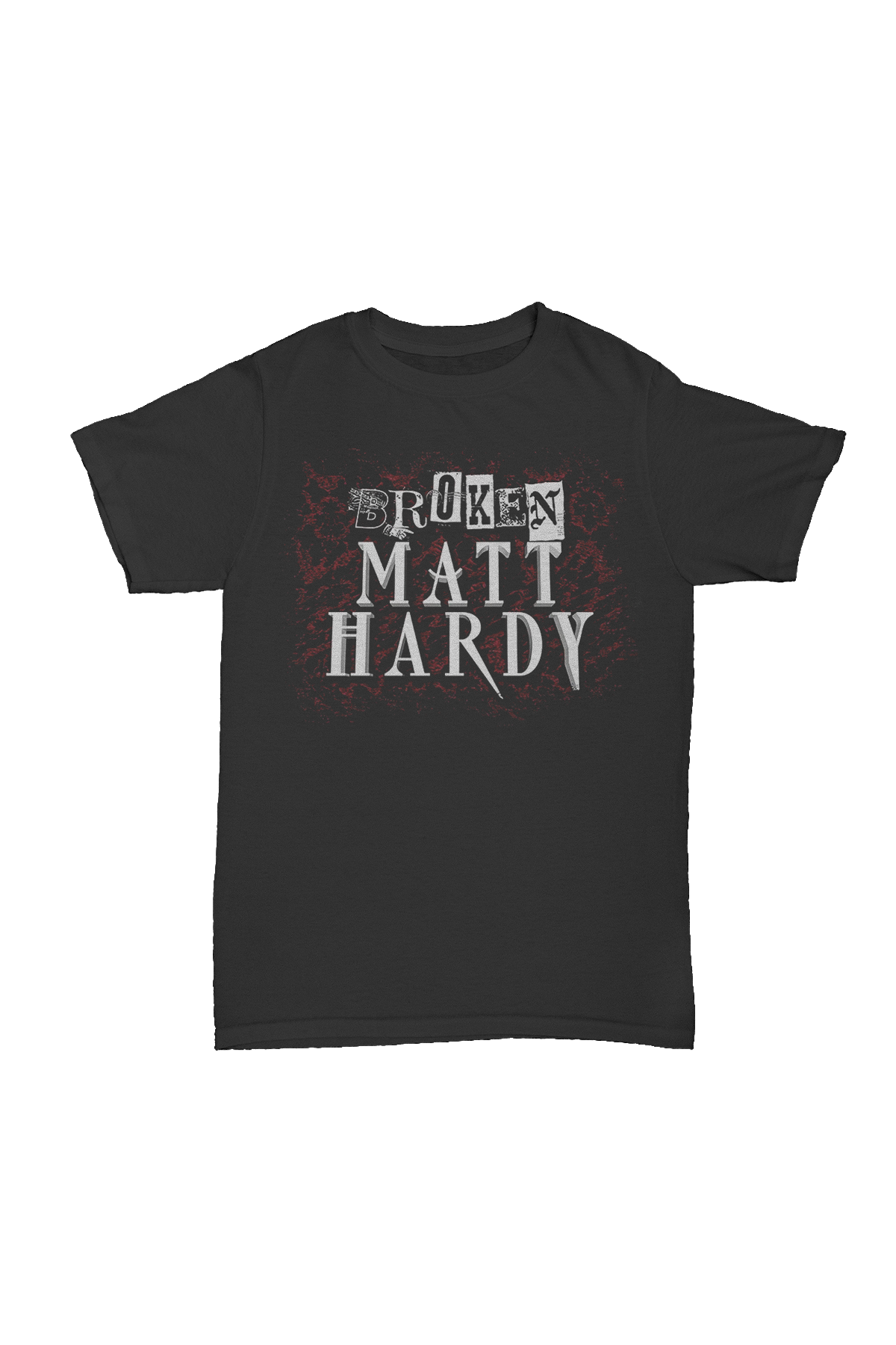 Hardy Boyz - Matt Hardy - Broken Baskılı Pamuk T-shirt