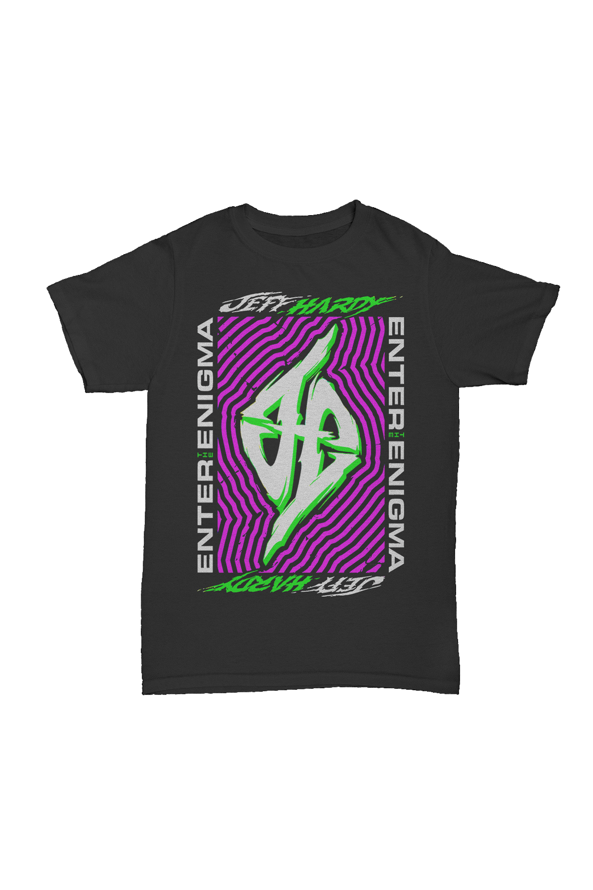 Hardy Boyz - Jeff Hardy - Enter the Enigma Baskılı Pamuk T-shirt
