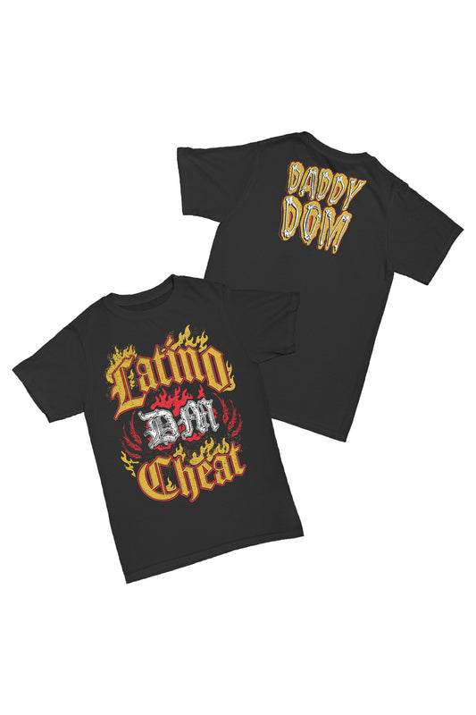 Dominik Mysterio - Latino Cheat Baskılı Pamuk T-shirt