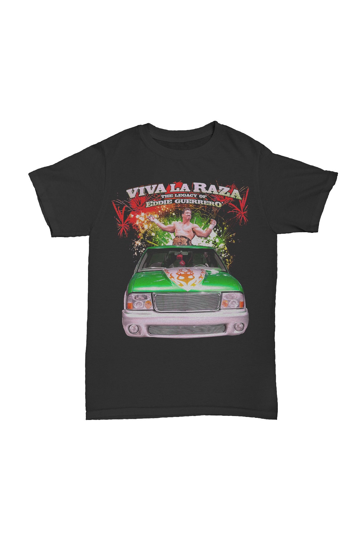 Eddie Guerrero Legacy Baskılı Pamuk T-shirt