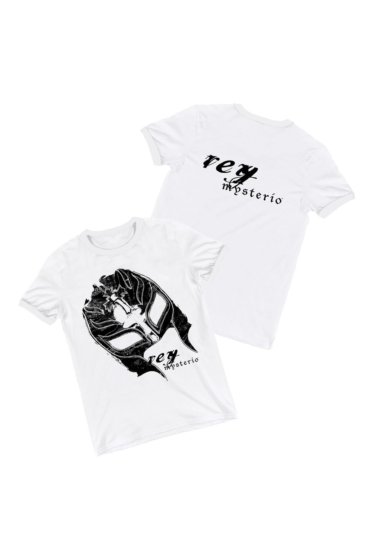 Rey Mysterio - Mysterio Mask 2006 Baskılı Pamuk T-shirt