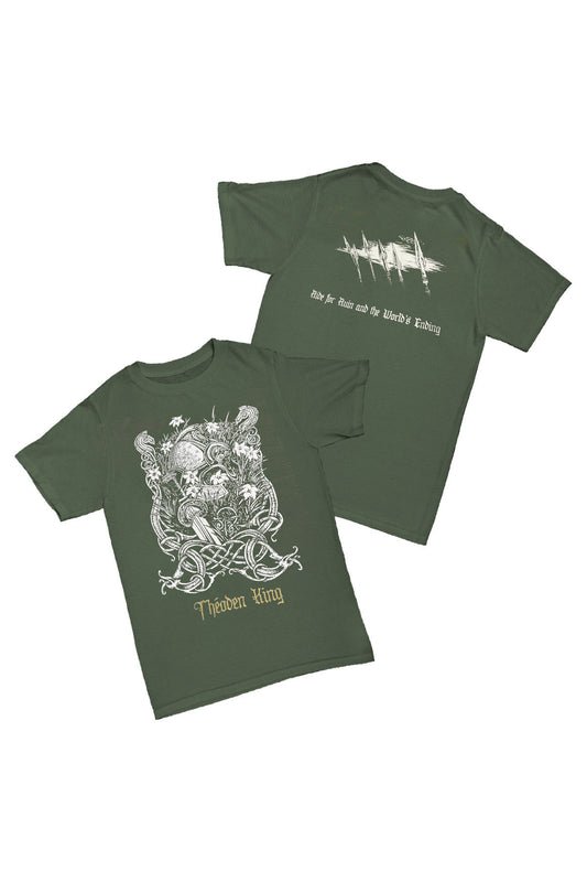 Lord Of The Rings - Theoden King Baskılı Pamuk T-shirt