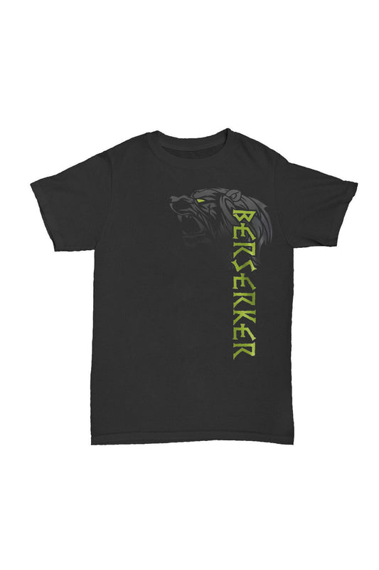 Berserker - Yeşil Baskılı Pamuk T-shirt