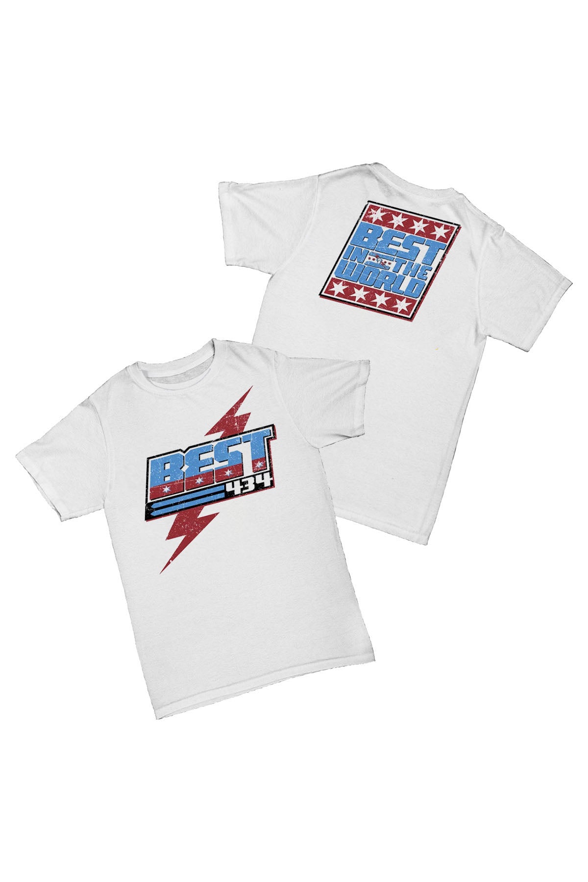Cm Punk - 434 [Ringer] Baskılı Pamuk T-shirt