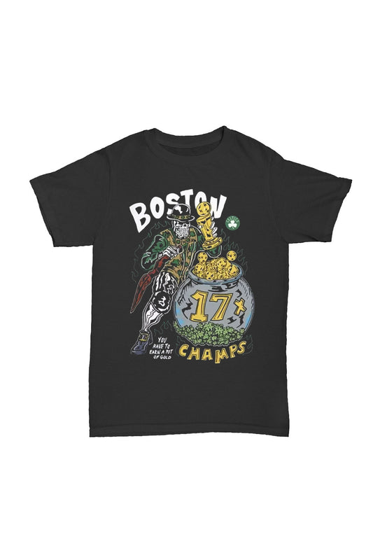 Boston Affliction - Baskılı Pamuk T-shirt
