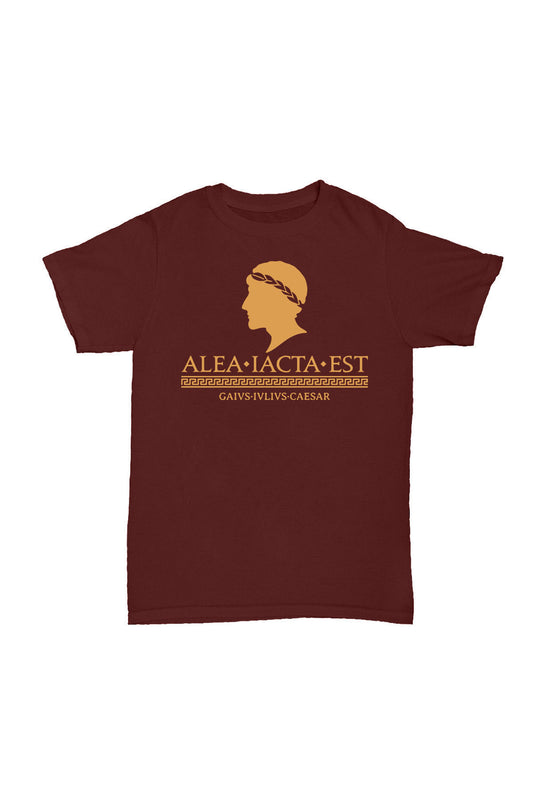 ALEA IACTA EST Caesar Baskılı Pamuk T-shirt