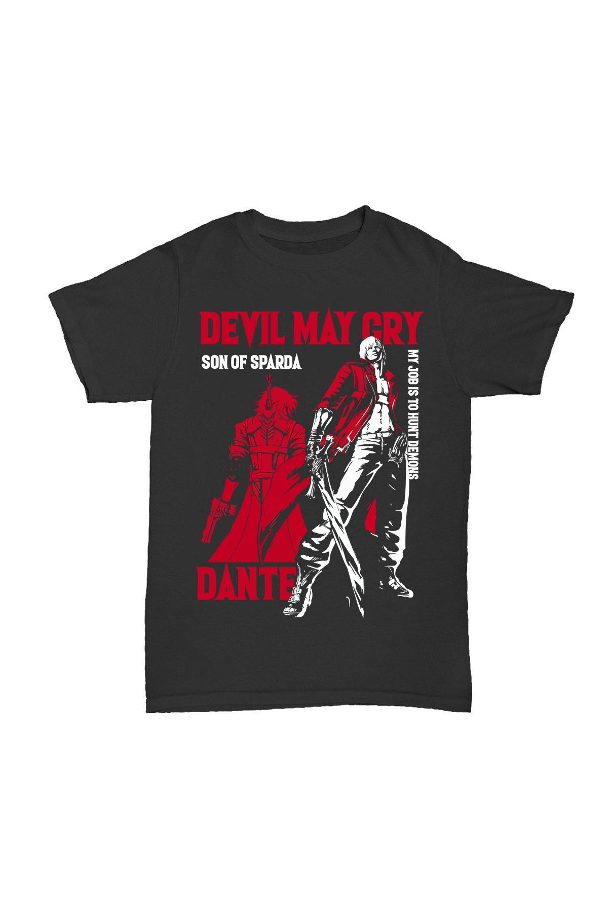 Devil May Cry - Dante Baskılı Pamuk T-shirt