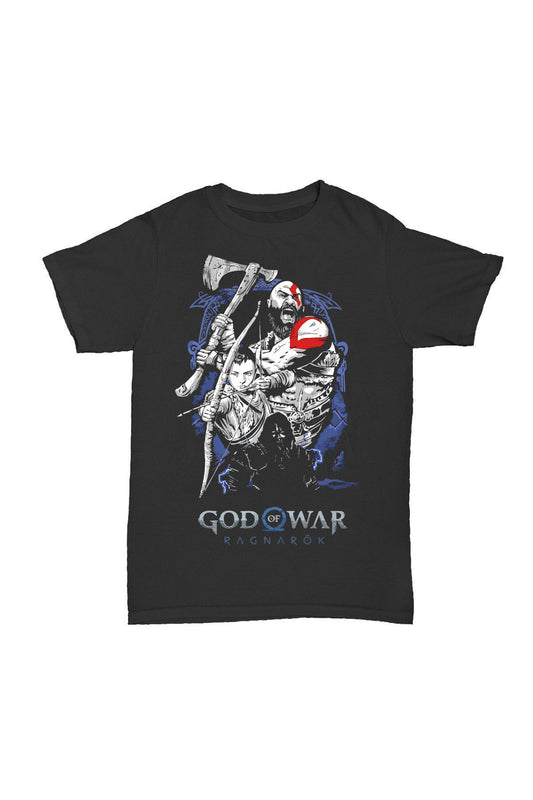 God of War - Ragnarok Baskılı Pamuk T-shirt
