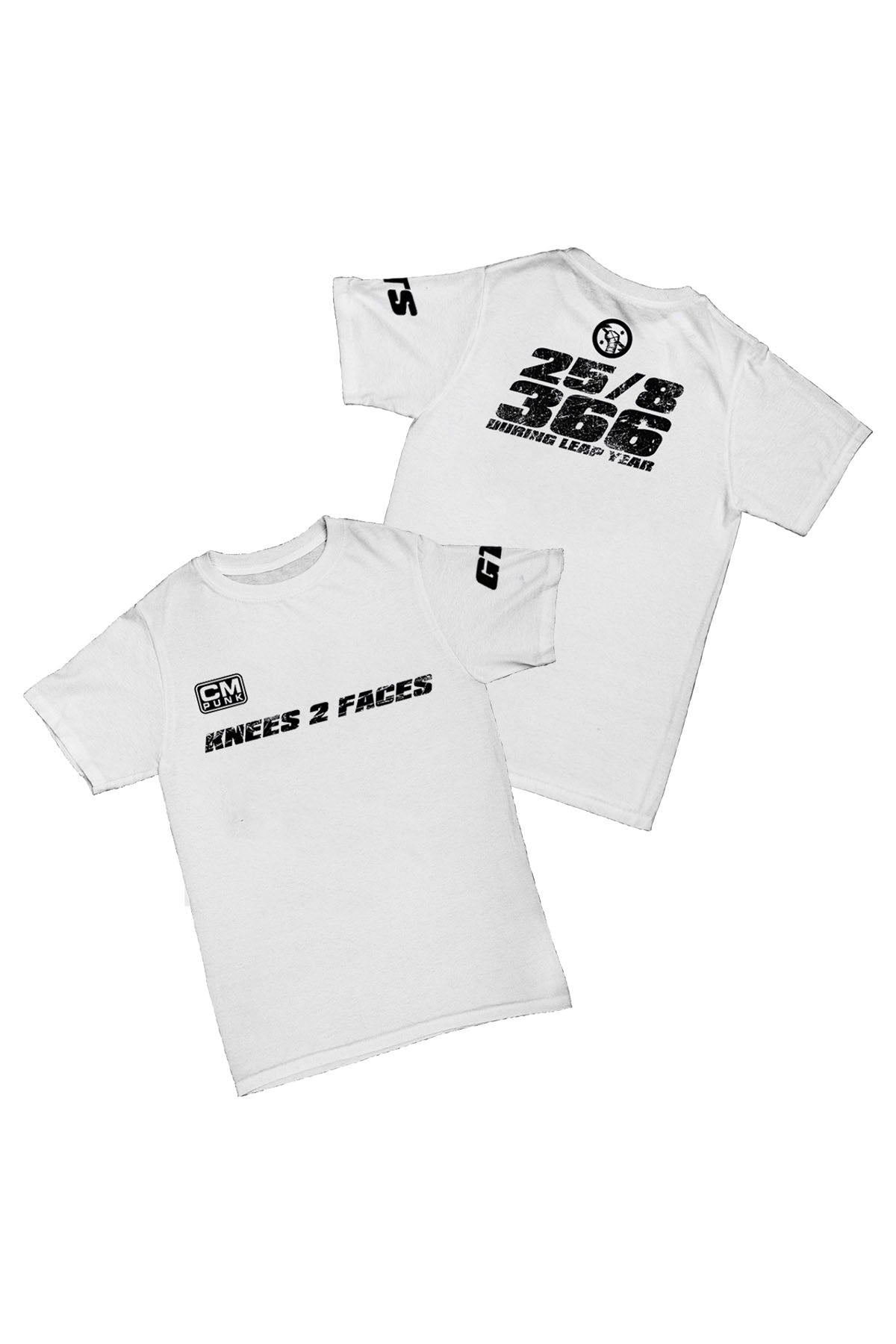 Cm Punk - Knees 2 Faces [Ringer] Baskılı Pamuk T-shirt