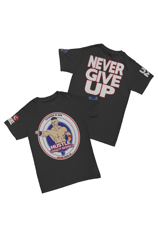 John Cena - Hustle Loyalty Respect Baskılı Pamuk T-shirt