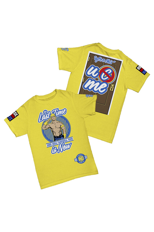 John Cena - Farewell Tour 2025 Indianapolis Gold Baskılı Pamuk T-shirt