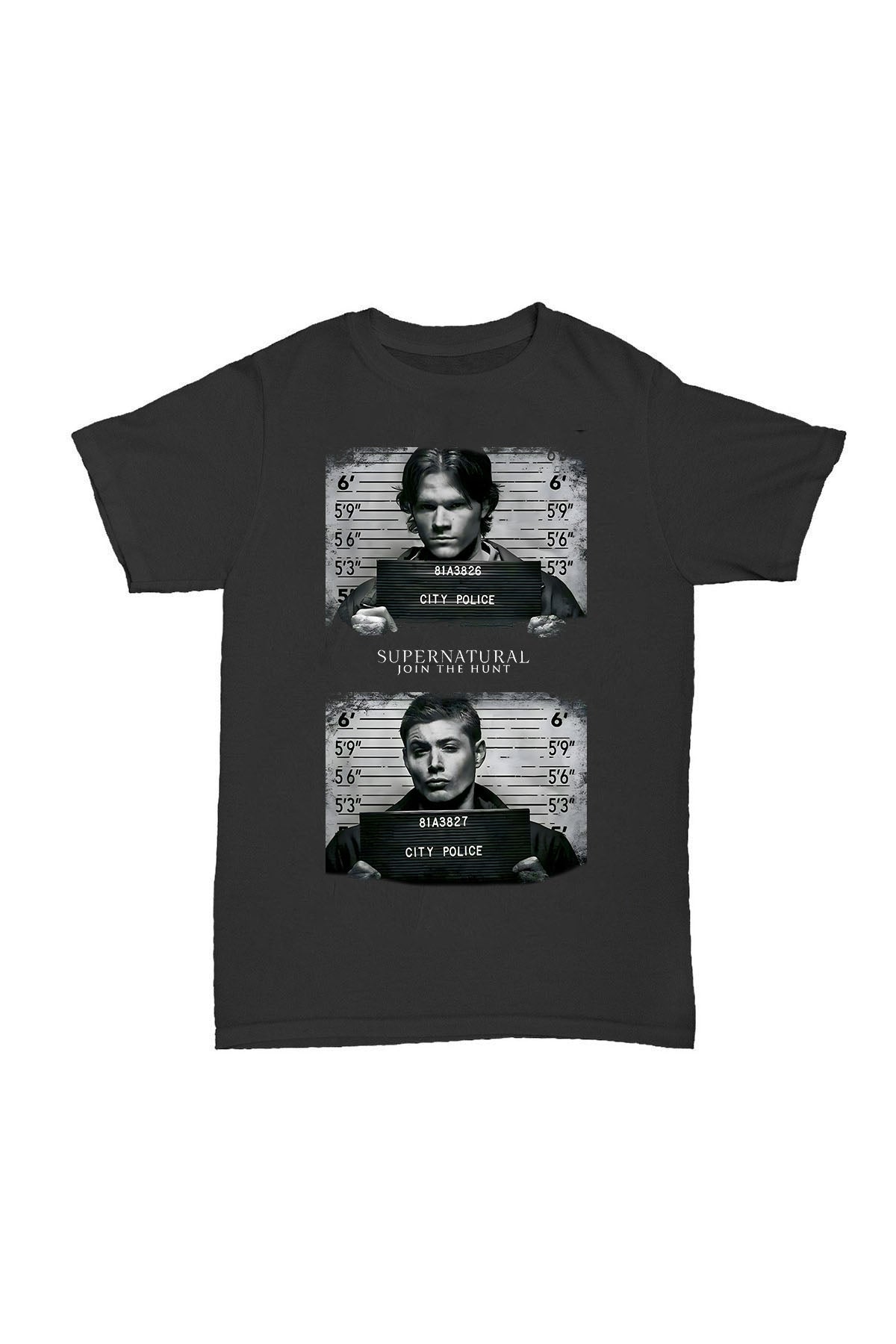 Supernatural - Join The Hunt Baskılı Pamuk T-shirt