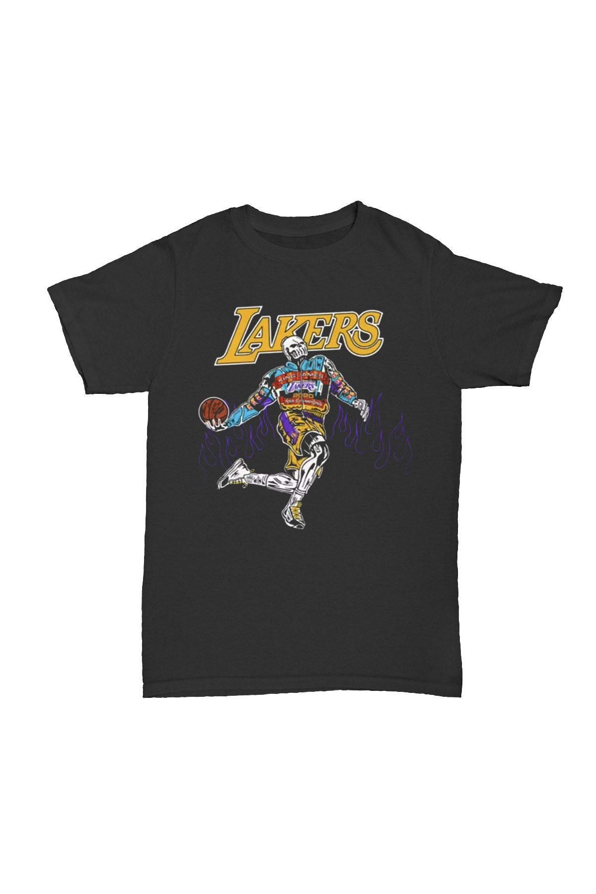 Lakers Affliction - Baskılı Pamuk T-shirt