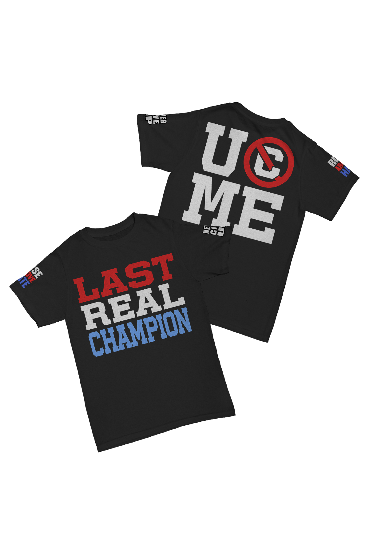 John Cena - Last Real Champion Baskılı Pamuk T-shirt