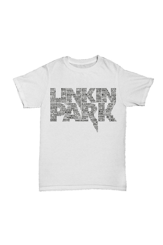 Linkin Park - Albümler Beyaz Baskılı Pamuk T-shirt
