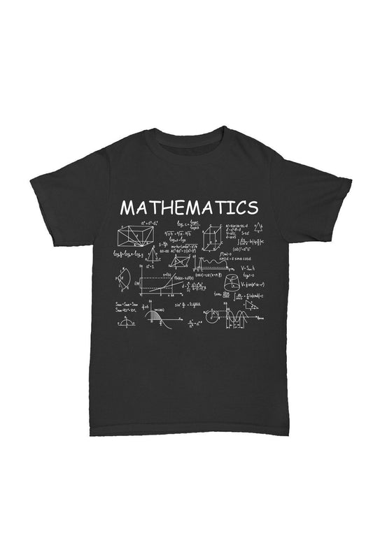 Matematik Baskılı Pamuk T-shirt