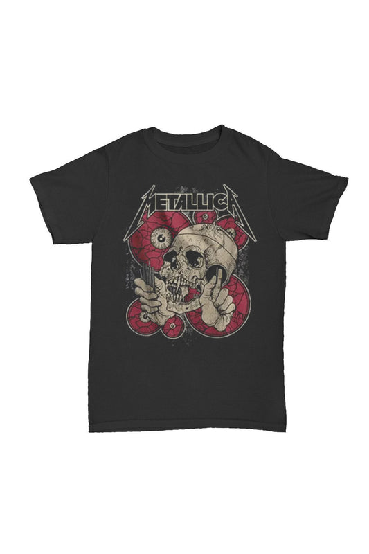 Metallica - Bateri Tasarım Baskılı Pamuk T-shirt