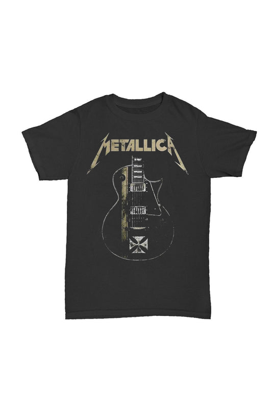 Metallica - Gitar Tasarım Baskılı Pamuk T-shirt