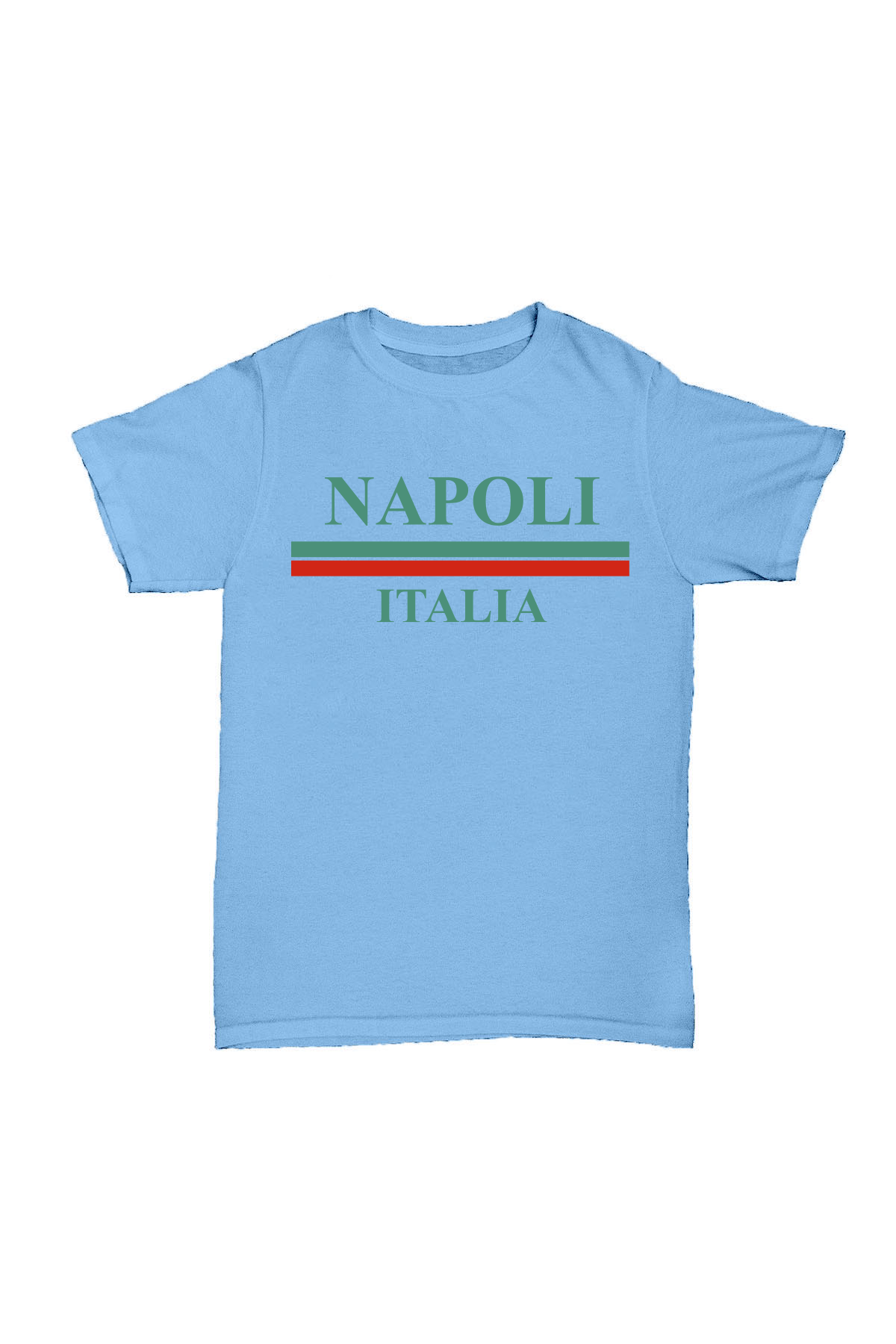 Napoli Italia - Bebe Mavisi Baskılı Pamuk T-shirt