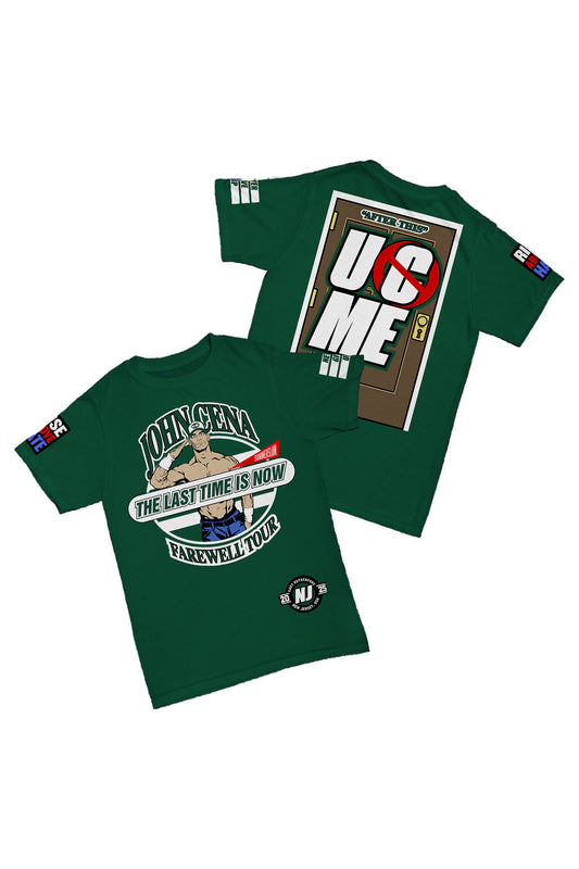 John Cena - Green Farewell Tour SummerSlam 2025 Baskılı Pamuk T-shirt