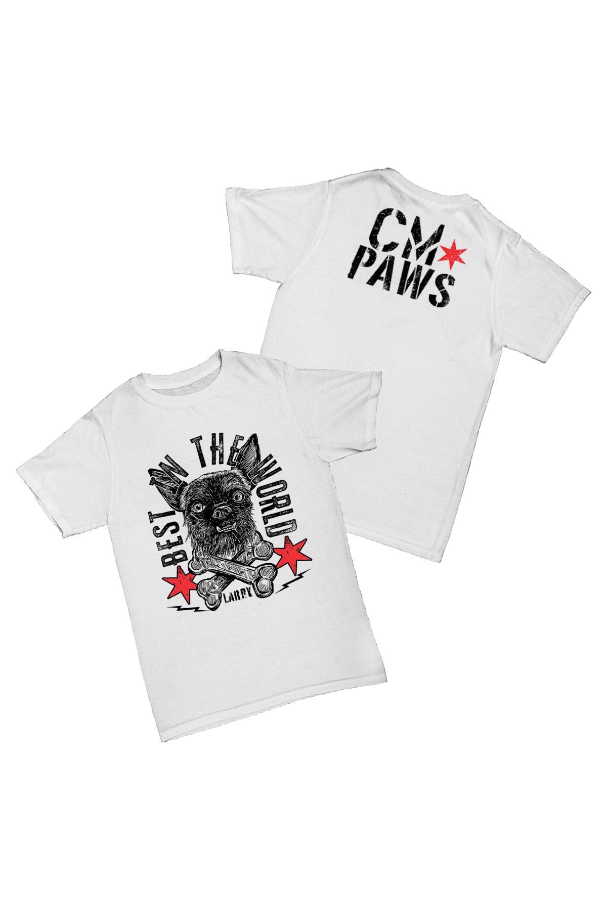 Cm Punk - Larry BITW [Ringer] Baskılı Pamuk T-shirt