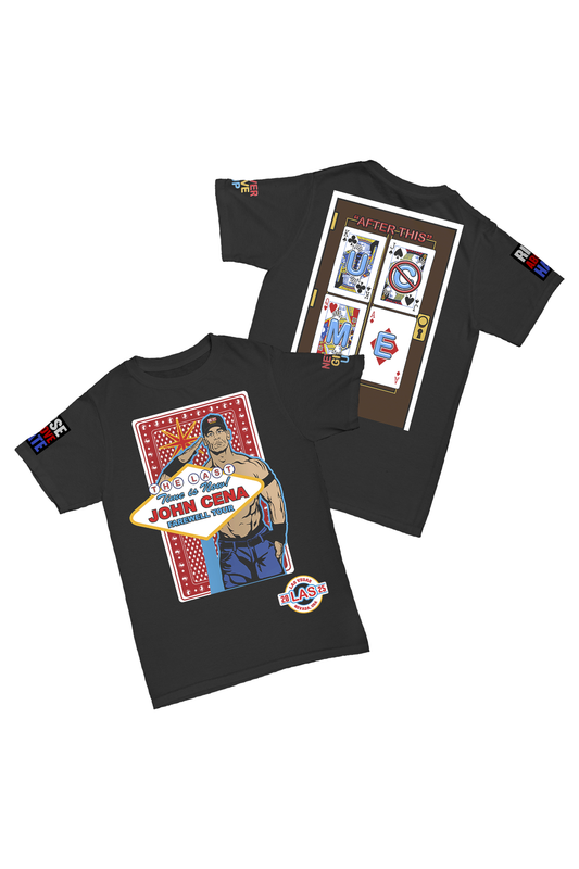 John Cena - Las Vegas Farewell Tour 2025 Baskılı Pamuk T-shirt