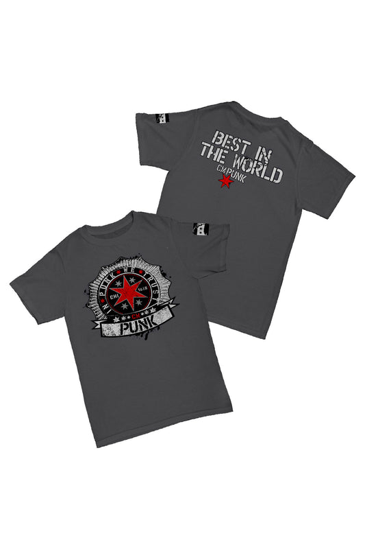 Cm Punk - In Punk We Trust Baskılı Pamuk T-shirt