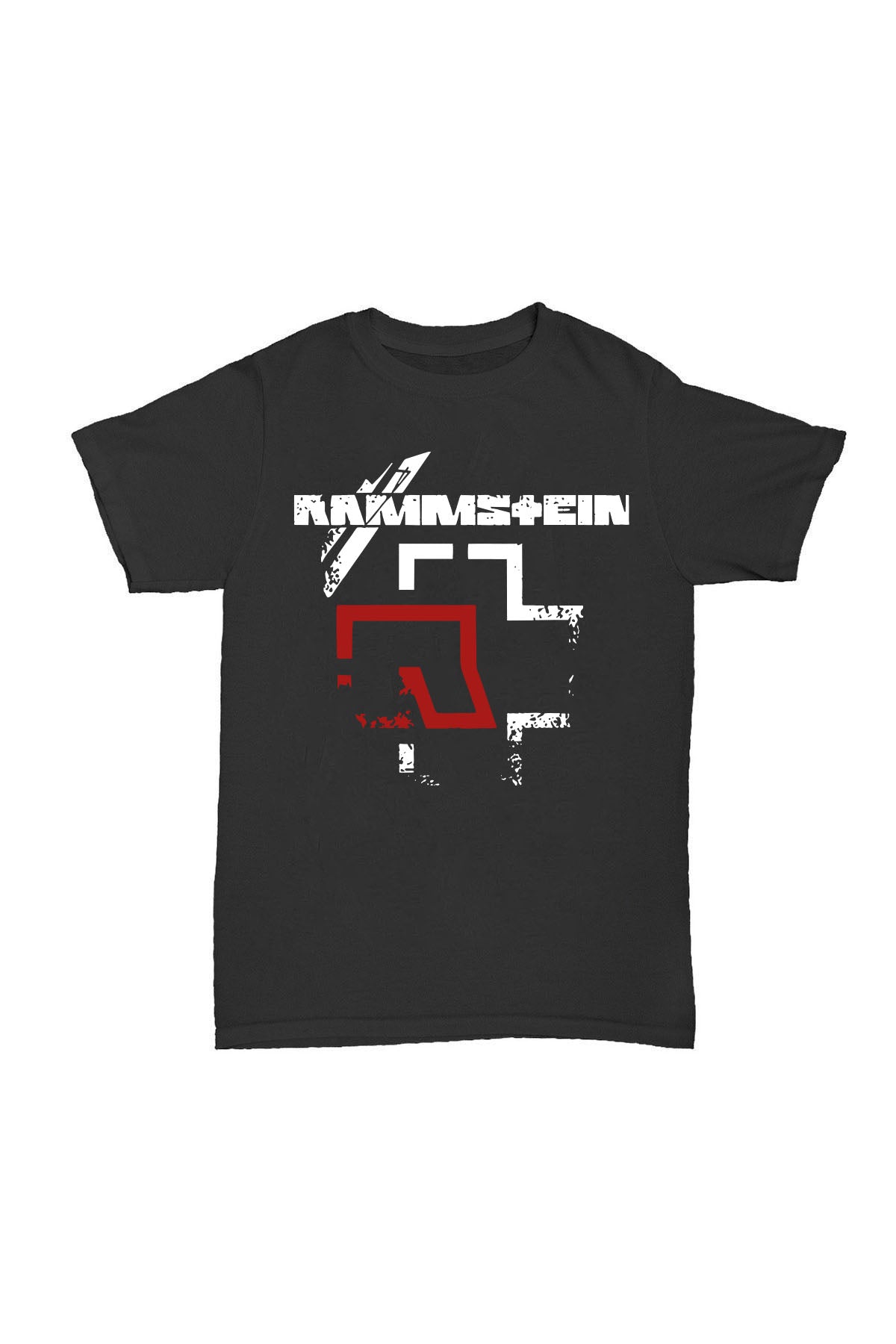 Rammstein - Soluk Baskılı Pamuk T-shirt