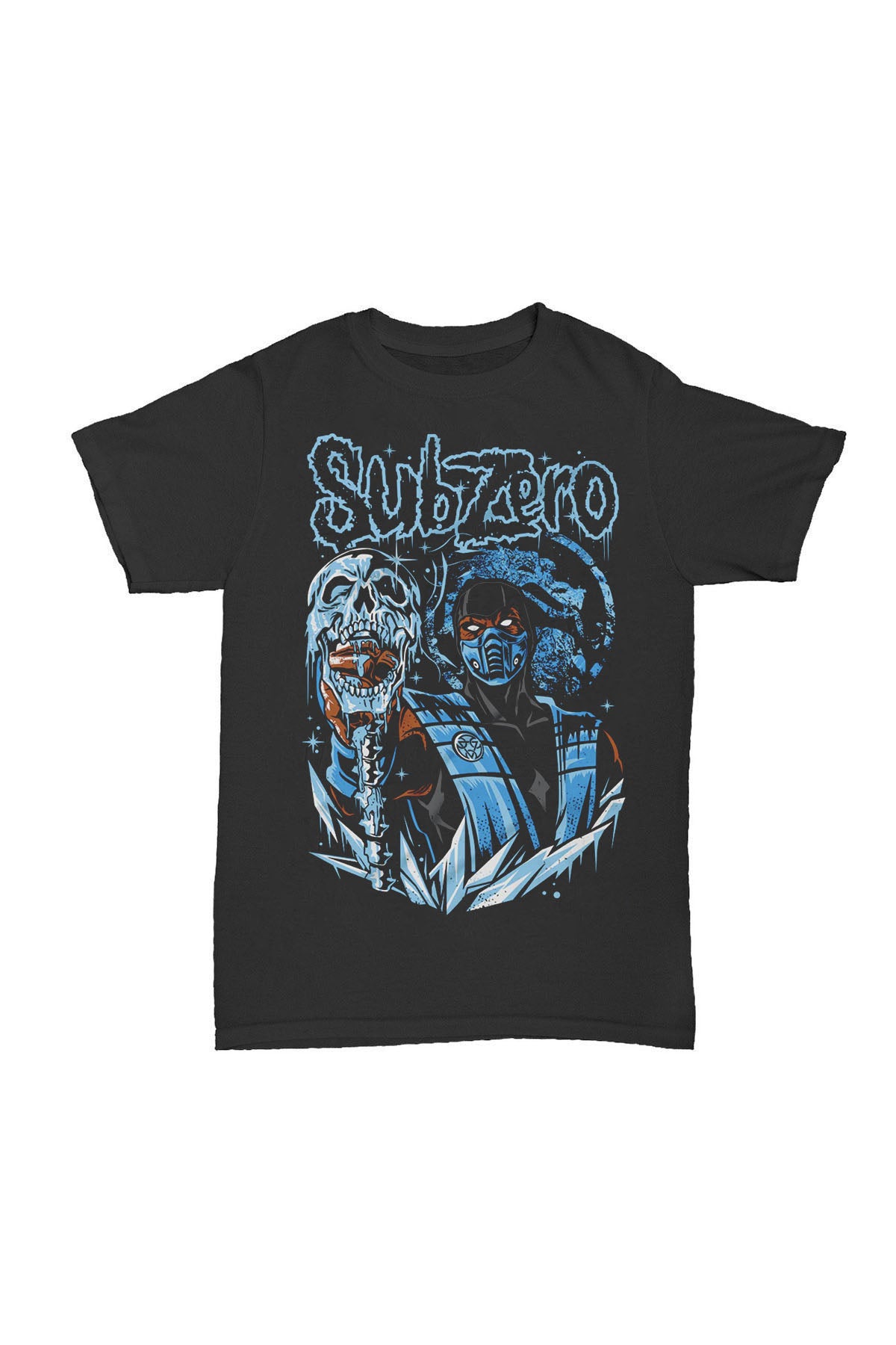 Mortal Kombat - Sub-Zero Baskılı Pamuk T-shirt
