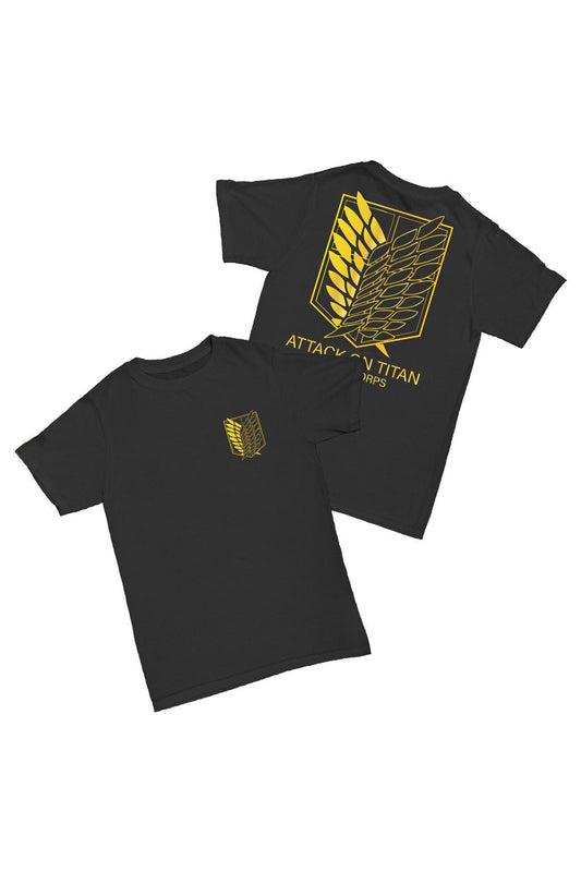 Attack On Titan - Baskılı Pamuk T-shirt
