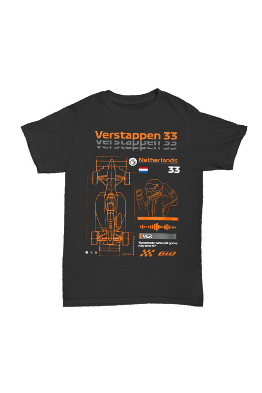Max Verstappen -  Pamuk T-shirt