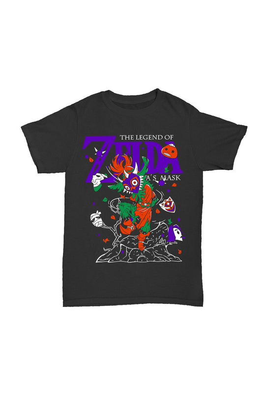The Legend of Zelda - Mask Baskılı Pamuk T-shirt