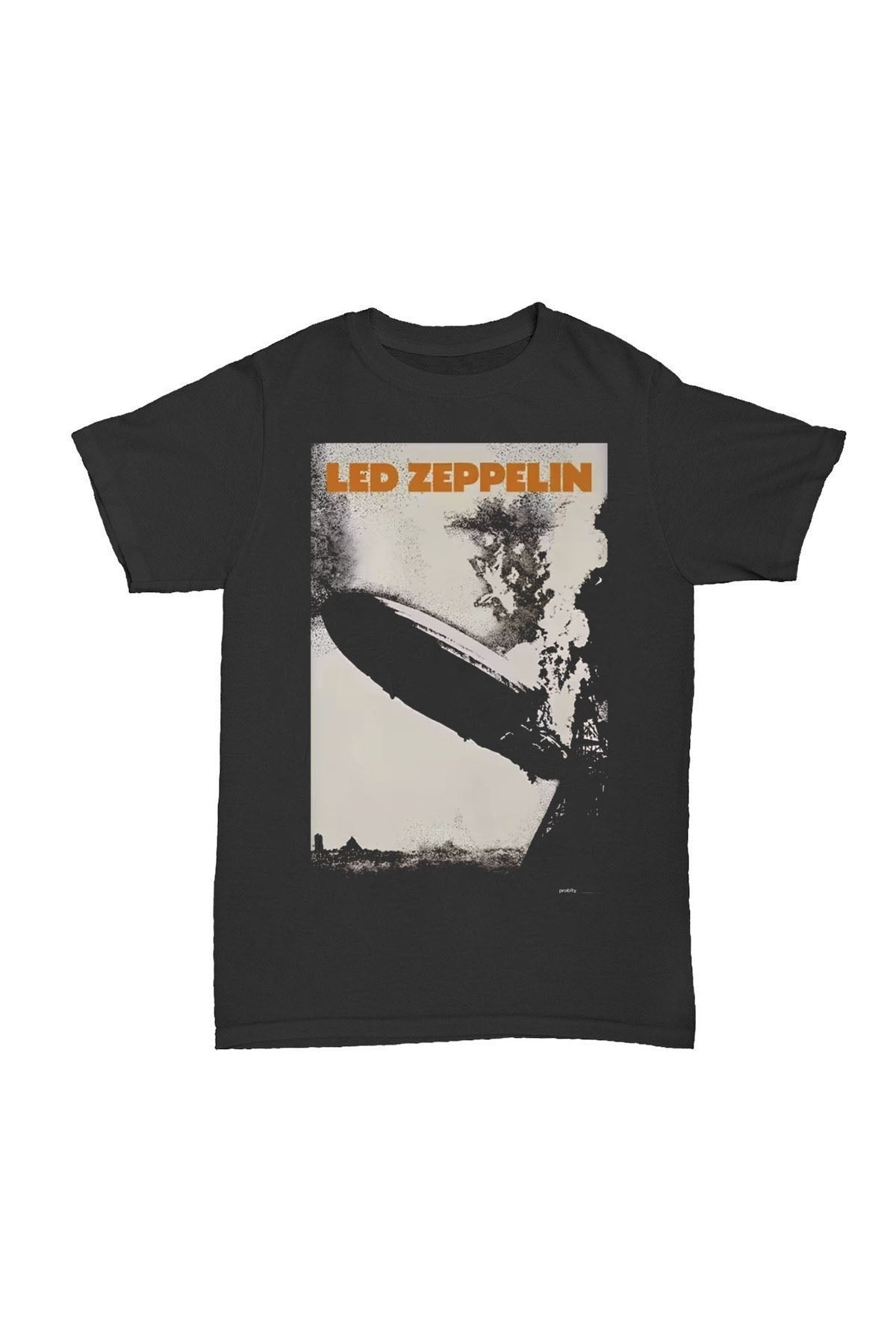 Led Zeppelin - Zeppelin Baskılı Pamuk T-shirt